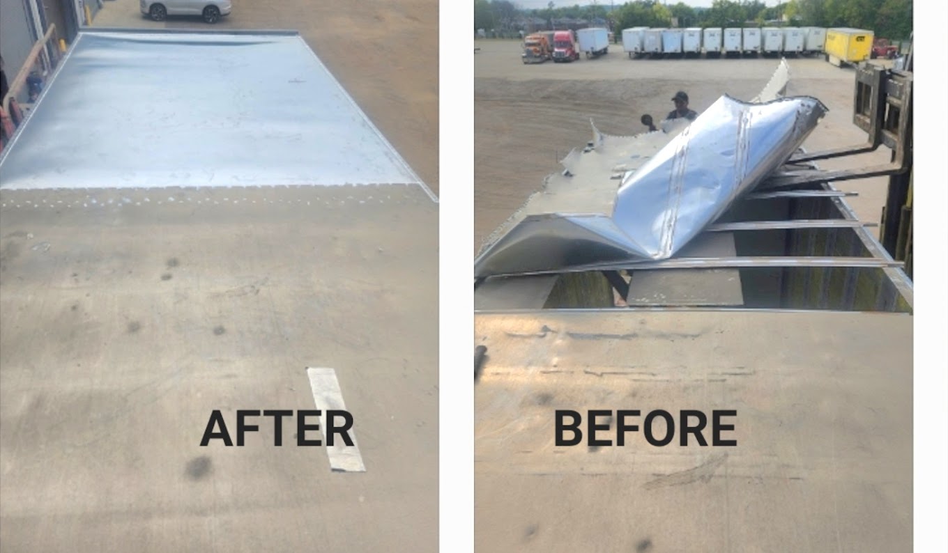 Truck Roof Before After